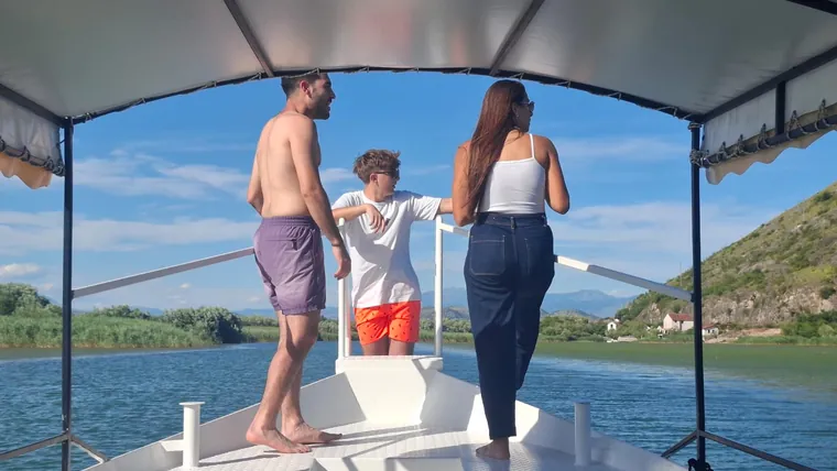 Friends out on the water together